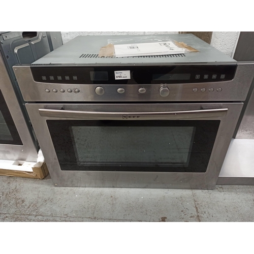 286 - **Royal British Legion Lot** A Neff Integrated Microwave/Combi Oven (working when removed from kitch... 