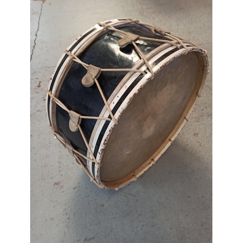 356 - A Large Vintage Bandsman Drum 78cm Diameter