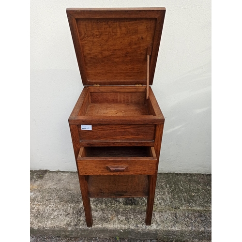 783 - An Oak Sewing cabinet - 70 x 36 x 36cm