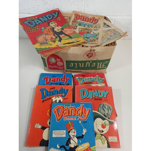 953 - A quantity of Dandy Comic Annuals - Mainly 1970's