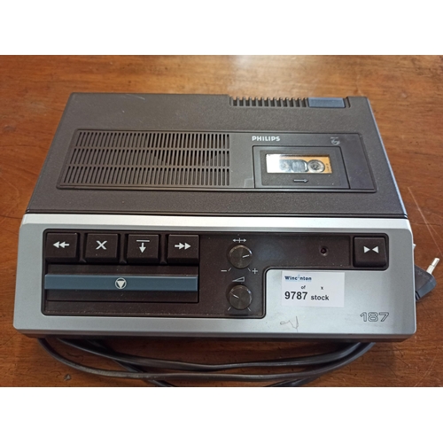 520 - A Philips 187 Mini Tape Player/Dictaphone