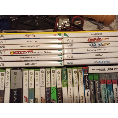 1035 - A Mixed Box of Computer Games for Nintendo Wii, Nintendo DS, XBOX 360, Xbox One, Plystation 2,3 and ... 