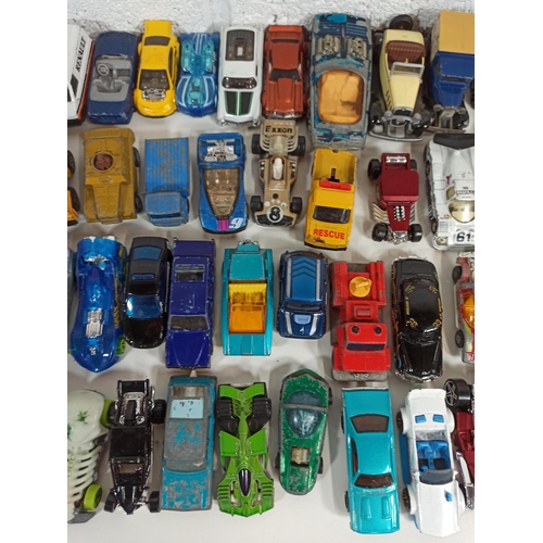 1013 - 85 x Matchbox, Corgi, Lledo and Hotwheels die cast model cars, trains, lorries, motorcycles, Thuderb... 