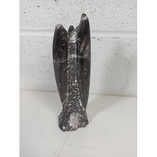 837B - A Polished Orthoceras Fossil ornament (some chipping)