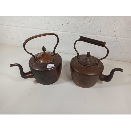 801 - 2 x Copper Kettles