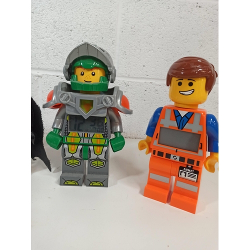 1003 - 4 x Lego Figure Clocks