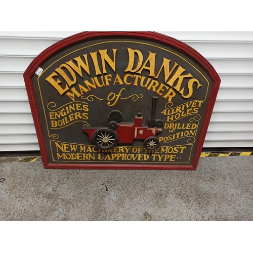 540B - An Edwin Danks Plaque - 77cm x 93cm