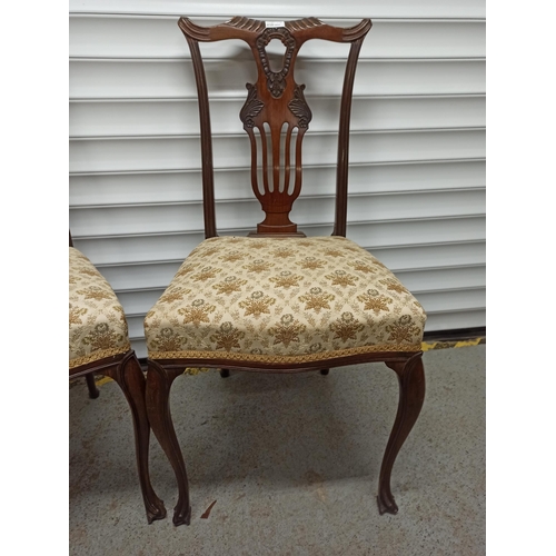 621 - A Pair of Rosewood Chairs