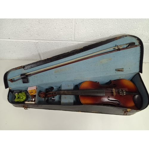 925 - A Cased Violin