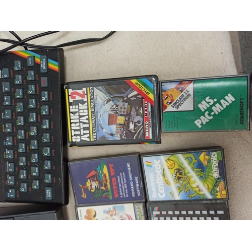 1034 - Sinclair  ZX Spectrum with Ferguson Program Data Recorder and 12 x Games