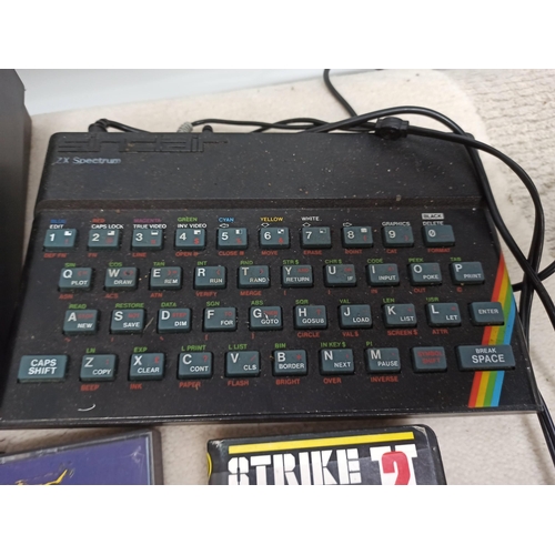 1034 - Sinclair  ZX Spectrum with Ferguson Program Data Recorder and 12 x Games