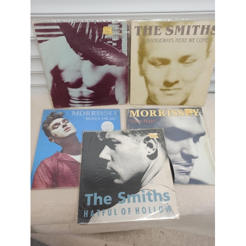 505 - The Smiths & Morrisey LP's Including Strangeways, Here we Come, Halful of Hollow, Vivahate, Bona Dra... 