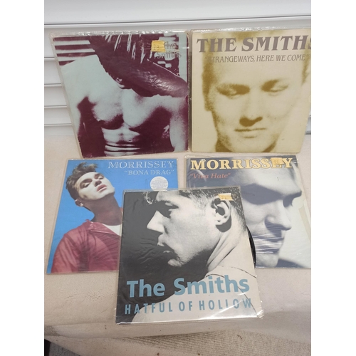 505 - The Smiths & Morrisey LP's Including Strangeways, Here we Come, Halful of Hollow, Vivahate, Bona Dra... 