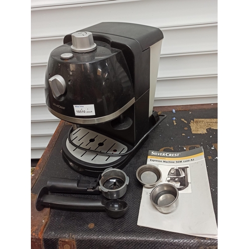 795 - Esspresso Coffee Maker Silvercrest SEM1100A2 with Instruction