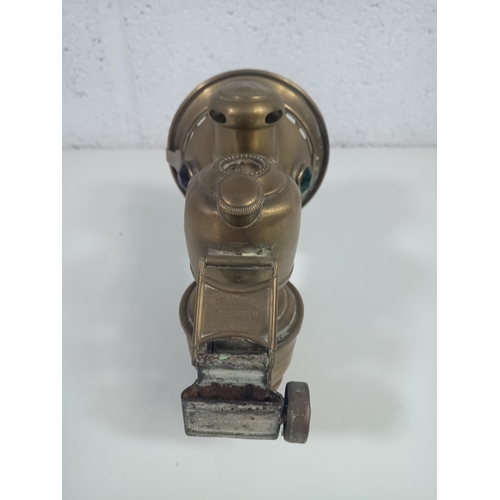 382 - A Jos Lucas Brass Carbide bicycle Lamp