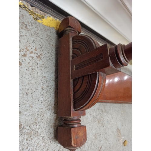 358 - A Victorian Mahogany Towel Rail 107 x 86 x 27cm