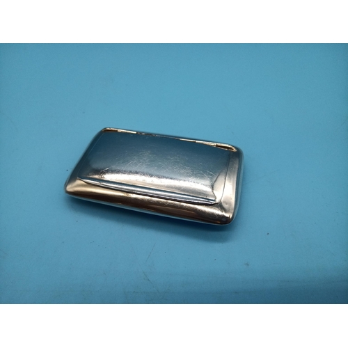 479 - Hallmarked Silver Snuff Box by Deakin Francis