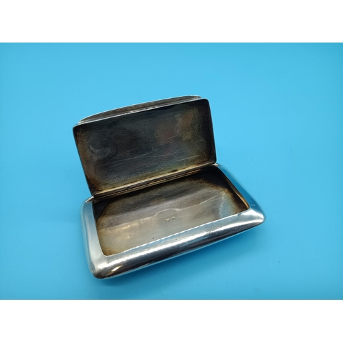 479 - Hallmarked Silver Snuff Box by Deakin Francis