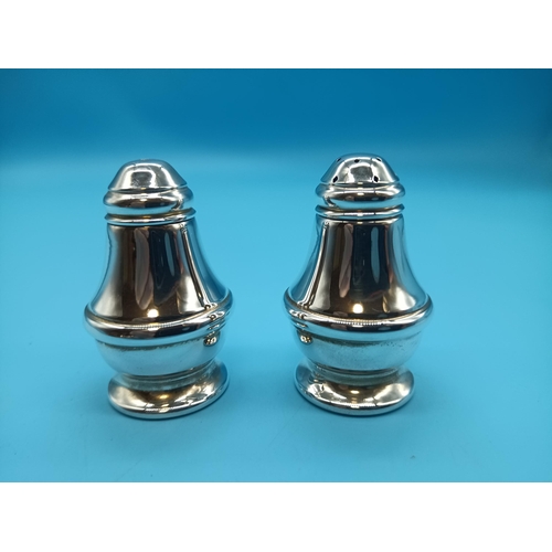 467 - Hallmarked Silver Salt and Pepper