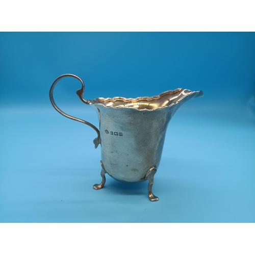 471 - A Silver Hallmarked Cream Jug 1793 J Rosenthal