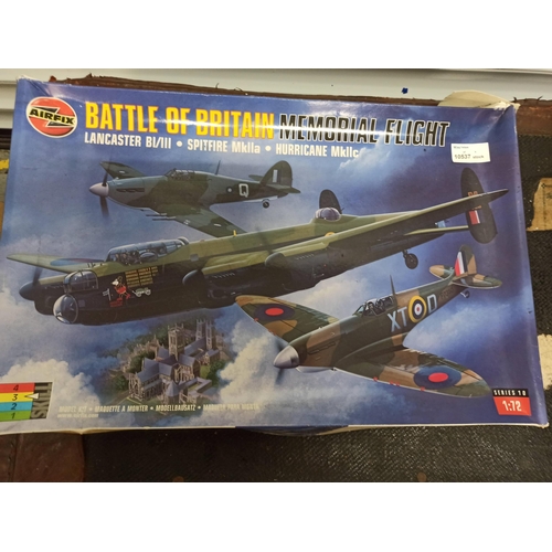 1011 - Airfix Battle of Britain Memorial Flight Lancaster B1/111 Spitfire MK11a Hurricane MK11C