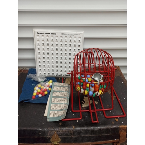 1000 - Bernards of Harwich Tombola Cage, Balls and Check Board