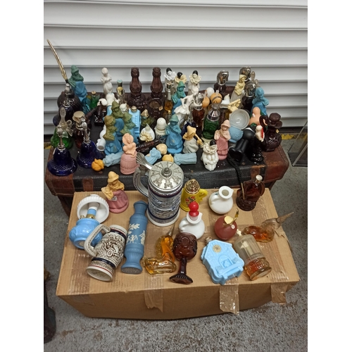 734 - Large Box of Mixed Avon Bottles