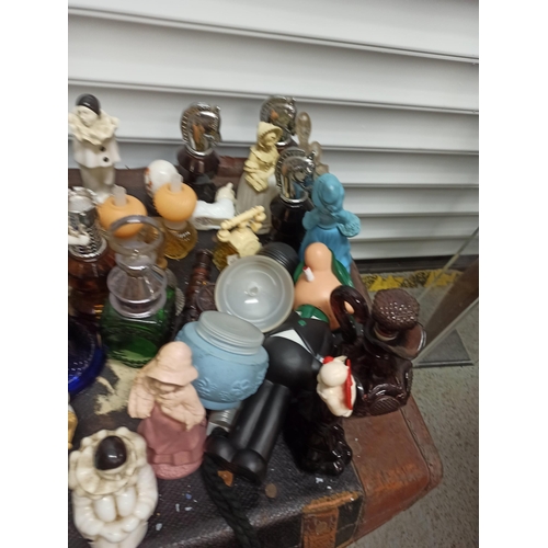 734 - Large Box of Mixed Avon Bottles