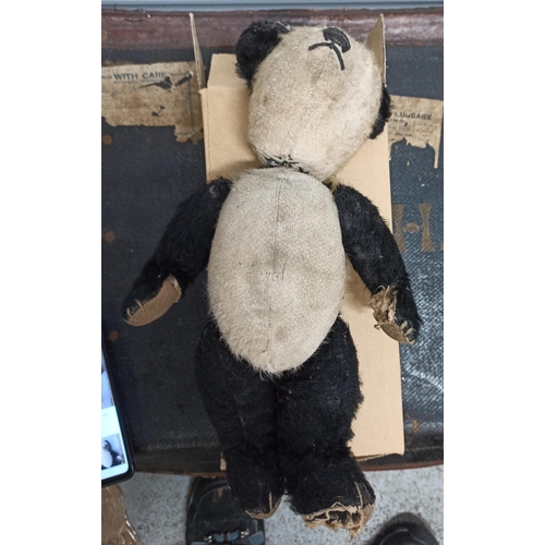 999 - Well Loved Antique Teddy Bear