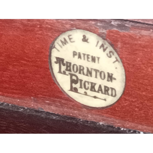 363 - A Thornton & Pickard Antique Tail Board Plate Camera and Leaves Circa 1895