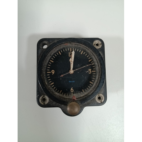 384 - A Smiths RAF Aircraft Cockpit Clock with Ordinance Mark