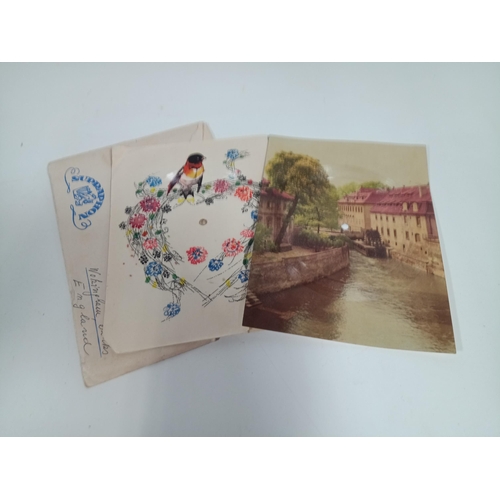 675 - 2 x Vintage Postcards Records