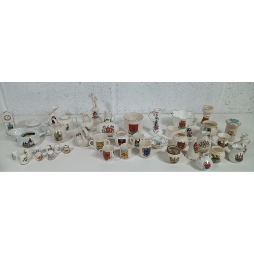 882 - A Collection Of Arcadia Crestedware , Thimbles etc.