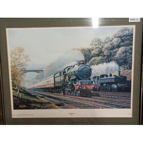 938 - Large Railway Print Framed and Vintage Framed Steam Engine Photos