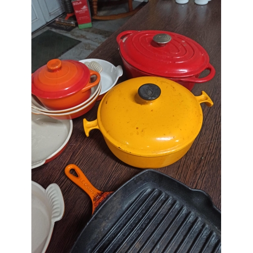 898 - Le Creuset Cookware & Skillet Pan, Casserole Dish, & other Cookware 11 items in total