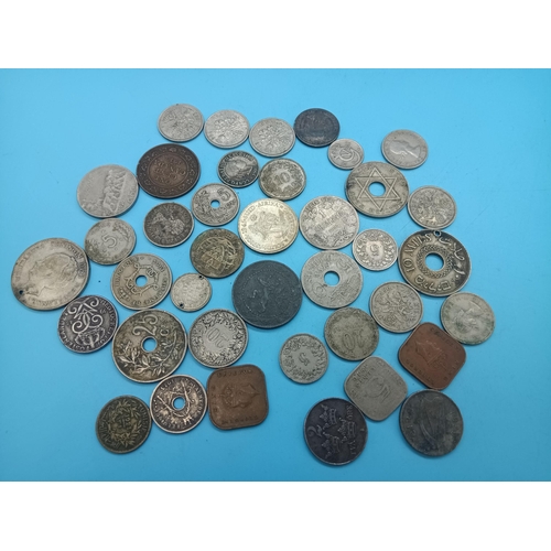 563 - A Quantity of old Worldwide Coinage - mostly Silver including 1898 Swiss 20 Rappon, 1895 Africa Repu... 