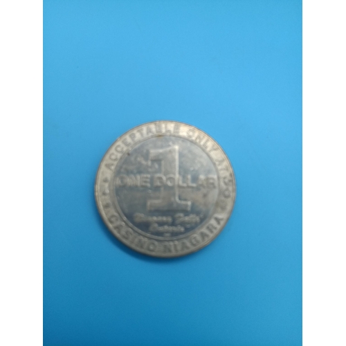 568 - A Vintage Casino Niagara $1 Dollar Gaming Token