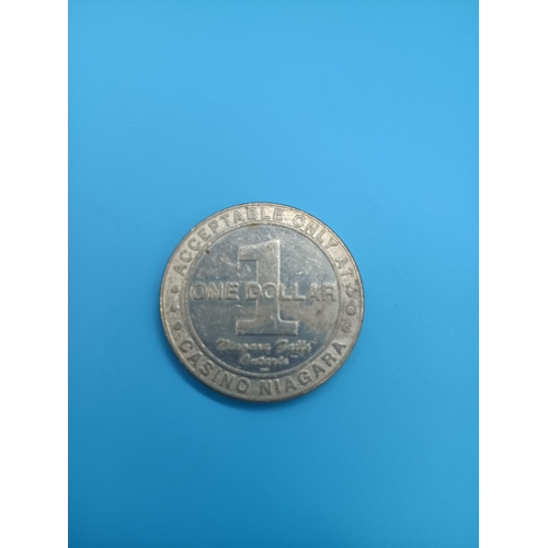 568 - A Vintage Casino Niagara $1 Dollar Gaming Token