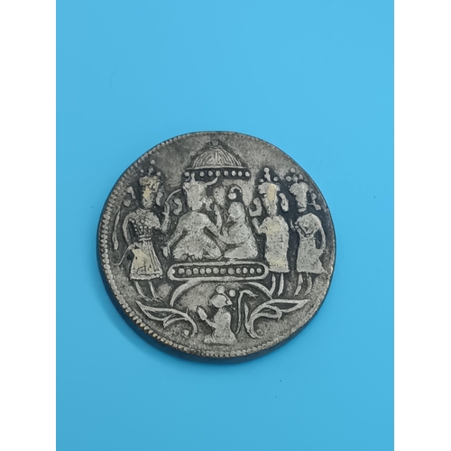 569 - An Indian Ramatanka Temple Token 1850+