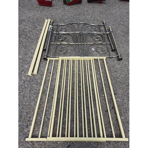 78B - Metal Double Bed Frame with Fixings