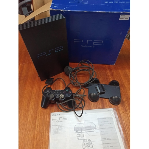 1027 - Playstation 2 with Controller - PS2