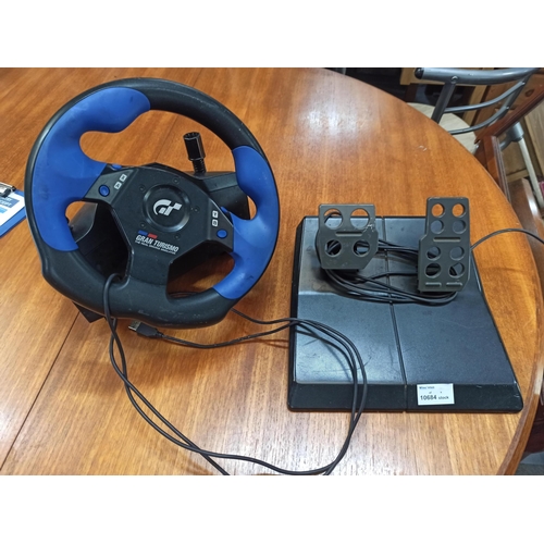 1029 - Gran Turismo Steering Wheel & Pedals