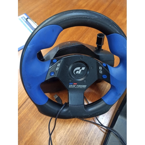 1029 - Gran Turismo Steering Wheel & Pedals