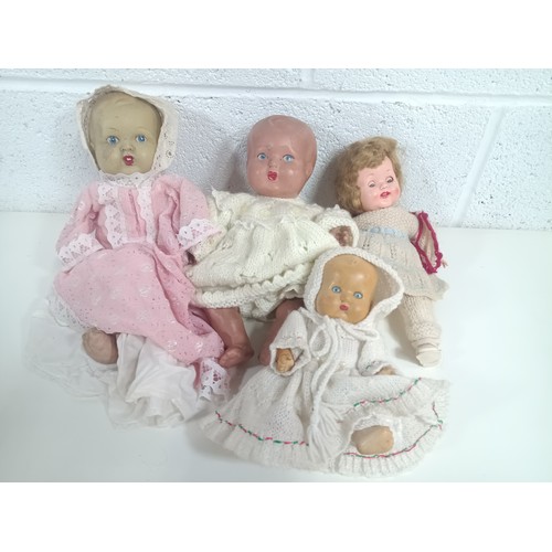 290 - **Royal British Legion Lot** 4x Vintage Dolls