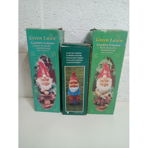 194 - **Royal British Legion Lot** 3x Garden Gnomes