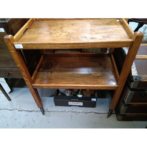 866 - A Wooden Hostess Trolley