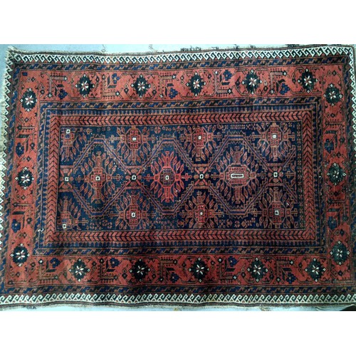 961 - An Antique Tribal Rug 150 x 106cm