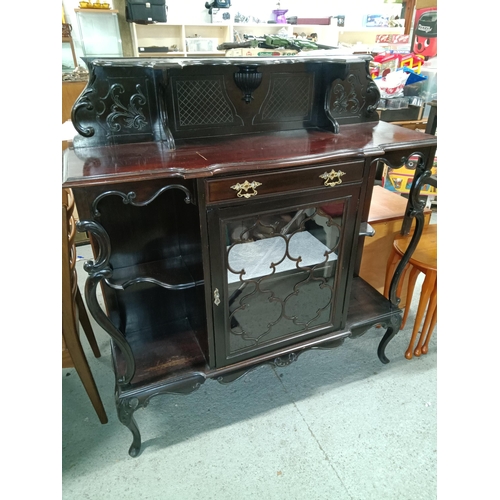 754 - A Victorian Mahogany Sideboard Unit 120x130x35