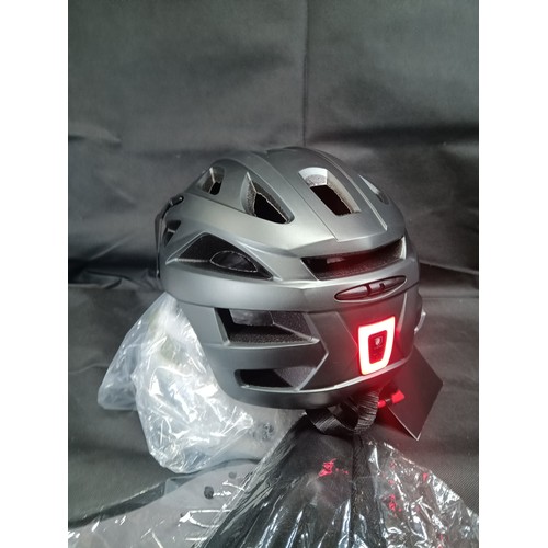 157 - A Sunri Moon Bicycle Helmet with Rear Light, Air Bull Bicycle Helmet , Gel Seat Cover and Accessorie... 