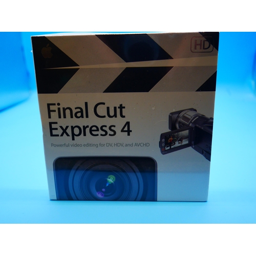 717 - A Sealed & Unused Final Cut Express 4 Video Editing Software For Apple Computers.